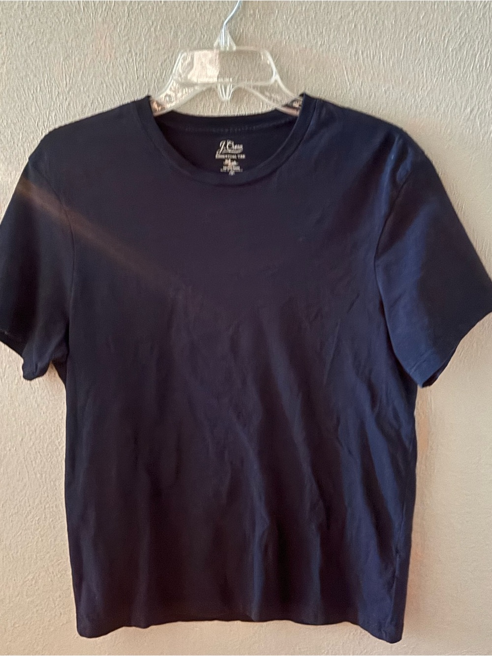 J. Crew Men's Short Sleeve Crewneck Tee - Navy Blue, Essential Tee